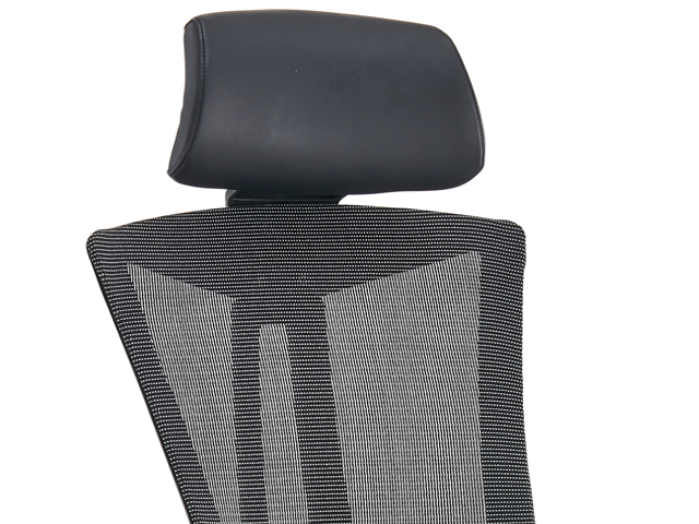 Fauteuil Dossier Haut Tissu Myton Abw Noir