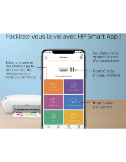 Imprimante HP 2720 3en1 Wifi - Imprime, copie et scanne - BURO REUNION