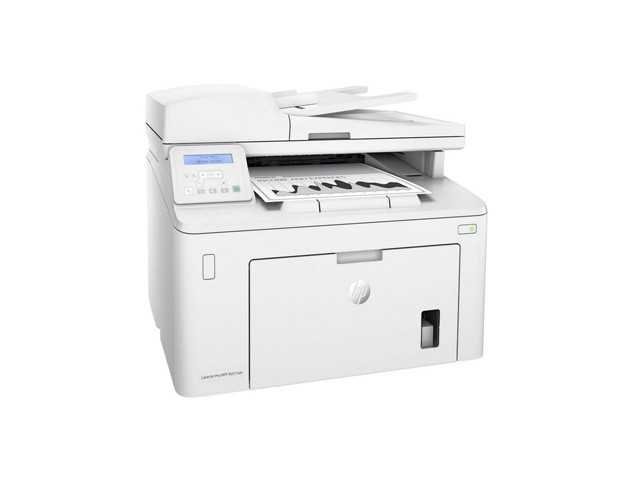 Hp laserjet mfp m227sdn не печатает