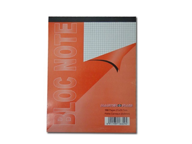 BLOC NOTE A4 MASTER 120 PAGES 210X297 GM