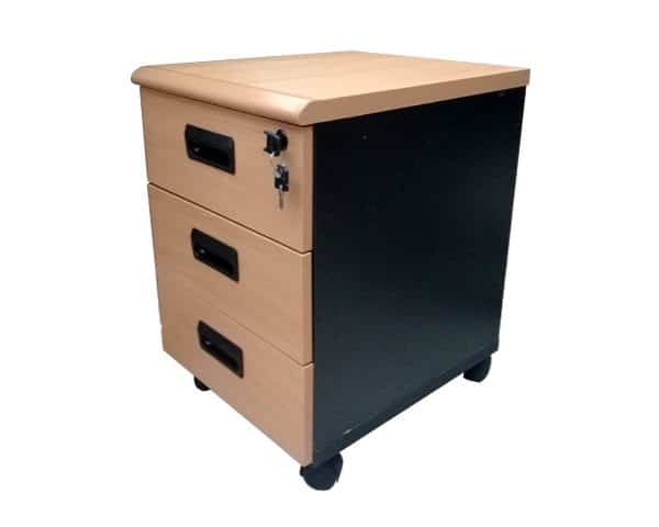 CAISSON MOBILE BD MP3 392x470x524 COULEUR BEIGE 701-1/ BLACK