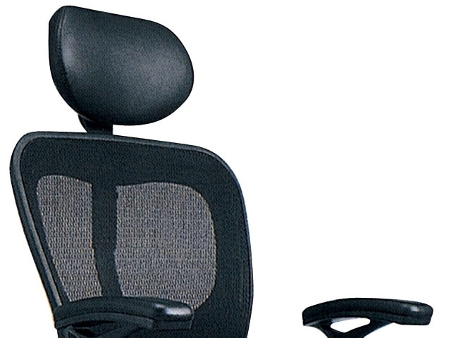 FAUTEUIL DOSSIER HAUT A MAILLE YL019H NOIR ORTHOPEDIQUE 68*66.5*116