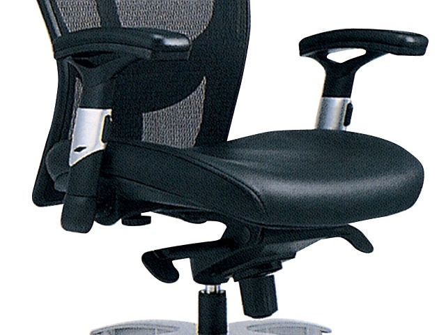 FAUTEUIL DOSSIER HAUT A MAILLE YL019H NOIR ORTHOPEDIQUE 68*66.5*116