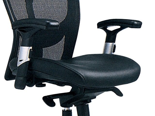 FAUTEUIL DOSSIER HAUT A MAILLE YL019H NOIR ORTHOPEDIQUE 68*66.5*116