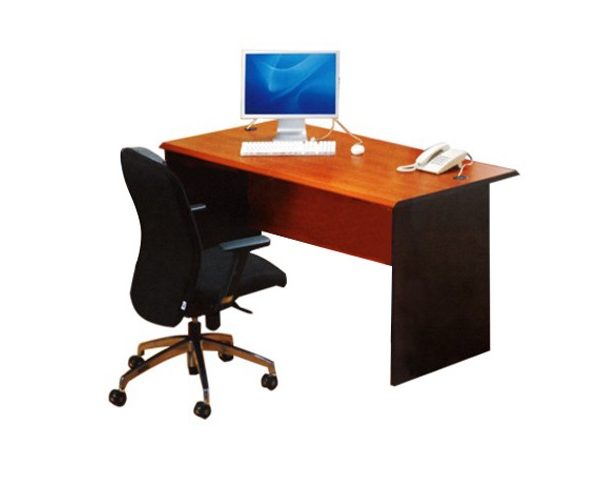 TABLE SECRETAIRE BD 1275 (1200*750*750) COULEUR CHERRY 501 BLACK