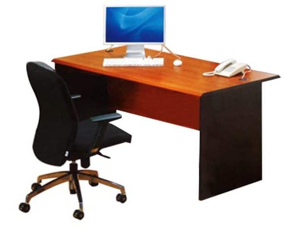 TABLE MINISTRE BD 1675 ( 1600x750x750 ) COULEUR CHERRY 501/ BLACK