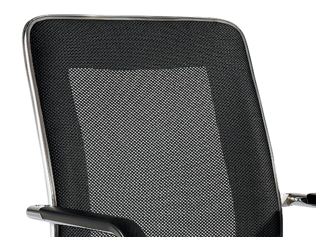 CHAISE SECRETAIRE A MAILLE T-05 NOIRE