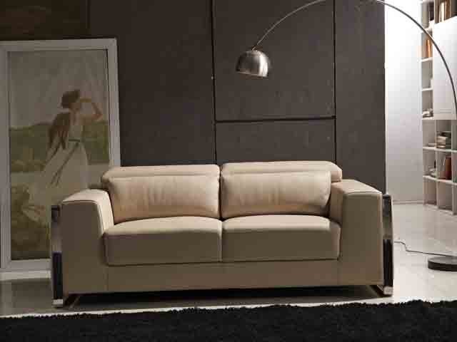 SALON CUIR 6 PLACES FM219 KIWI BLUM COULEUR BLANCHE LA01