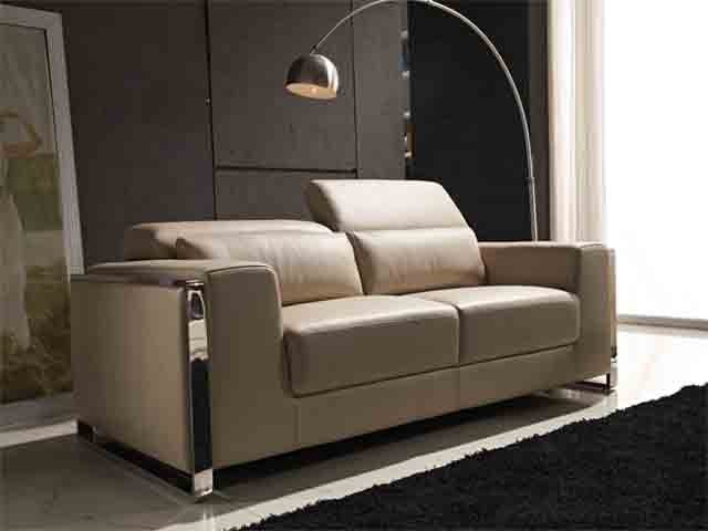 SALON CUIR 6 PLACES FM219 KIWI BLUM COULEUR BLANCHE LA01