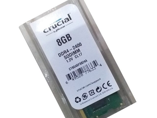 BARRETTE MEMOIRE 8GO DDR4 PORTABLE DESTOCKAGE