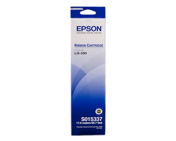 RUBAN EPSON LQ 590 C13S015337/S015329 DESTOCKAGE