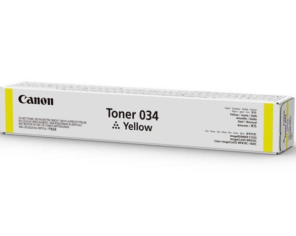 TONER CANON 034 YELLOW COPIEUR IRC 1225