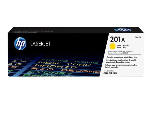 TONER HP 201A YELLOW CF402 POUR HP LJ 252, MFP M277