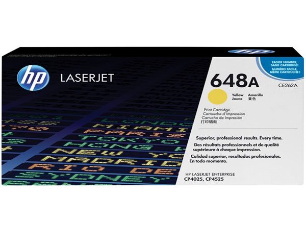 TONER HP CE 262 A JAUNE POUR CP4025/CP4525