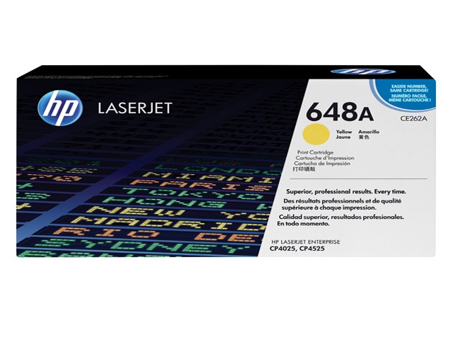 TONER HP CE 262 A JAUNE POUR CP4025/CP4525