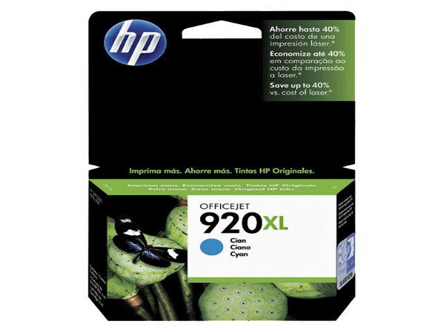 CARTOUCHE HP 920 XL CYAN CD972A