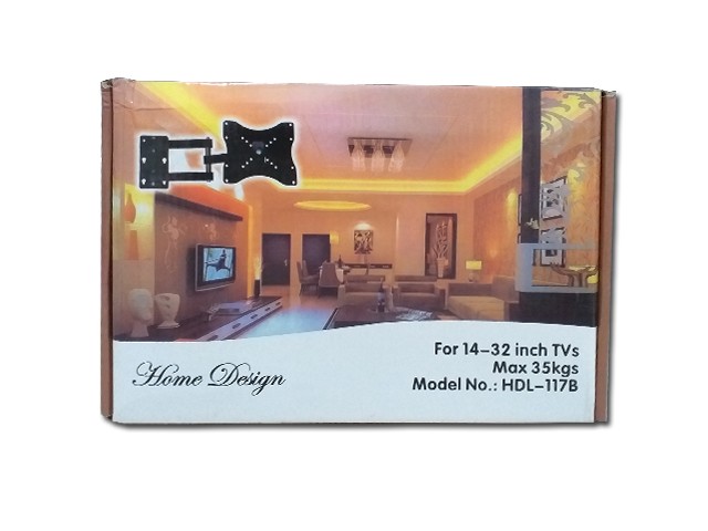 SUPPORT TELEVISEUR PIVOTANT TV HDL-117 B 14-32pouces