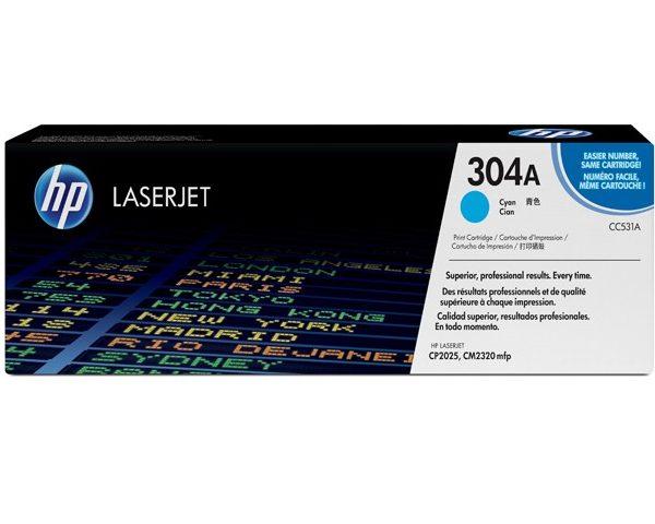 TONER HP CC 531 A POUR 2025 CYAN