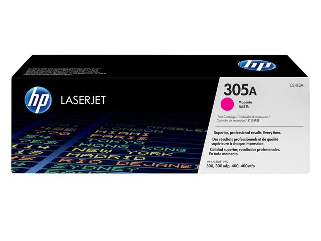 TONER HP LASERJET 305 magenta CE 413A Pour hp laser pro 300 M375