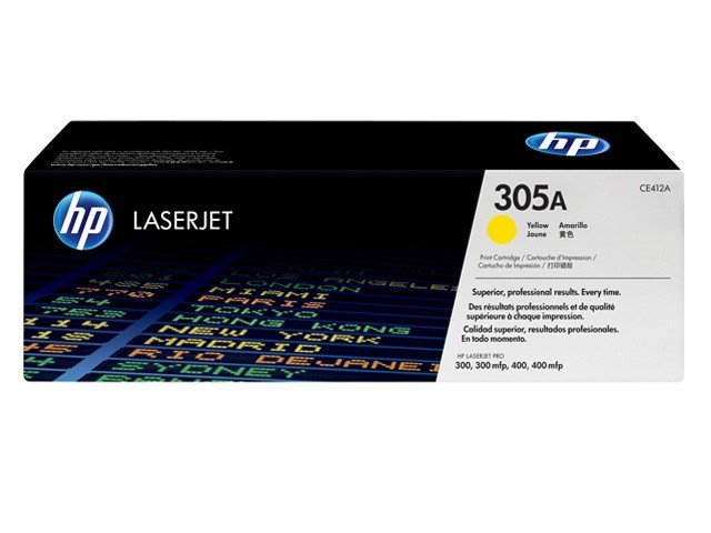 TONER HP LASERJET 305 yellow CE 412A Pour hp laser pro 300 M375