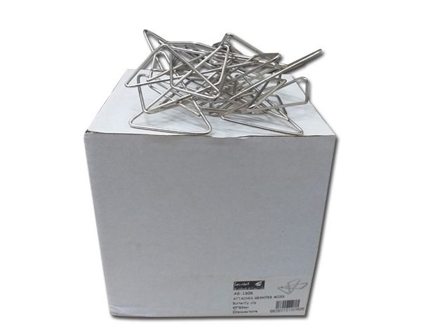 ATTACHES GEANTES 45X63MM EN ACIER BTE/12 AG-1606