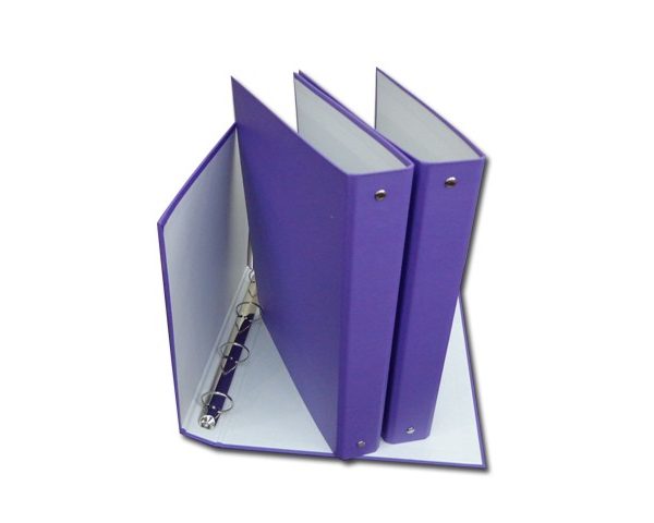 CLASSEUR LEV PVC A4 4 ANNEAUX VIOLET DOS 40 SH-1203