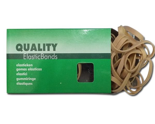 BRACELET ELASTIQUE LARGE 100MM MARRON BTE DE 100 GRS