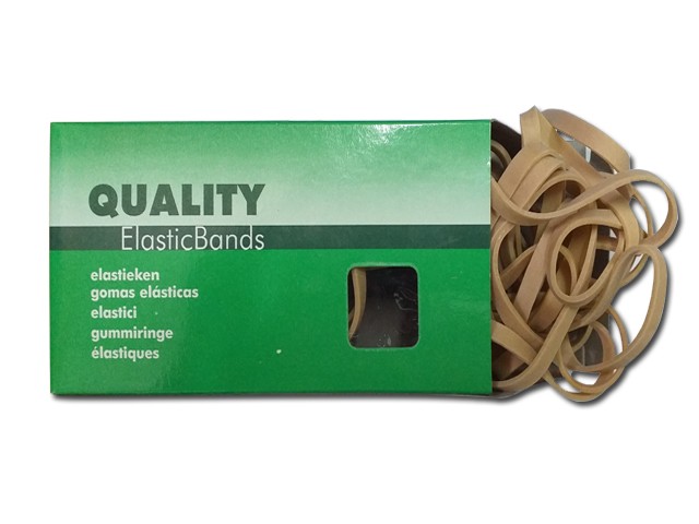 BRACELET ELASTIQUE LARGE 100MM MARRON BTE DE 100 GRS