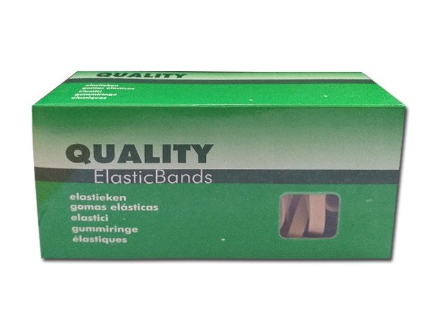 BRACELET ELASTIQUE LARGE 100MM MARRON BTE DE 100 GRS