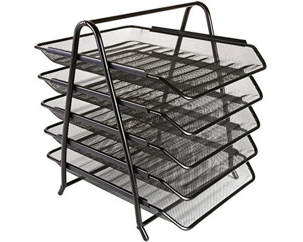 CORBEILLE A COURRIER 5 NIVEAUX METAL REF KF18474