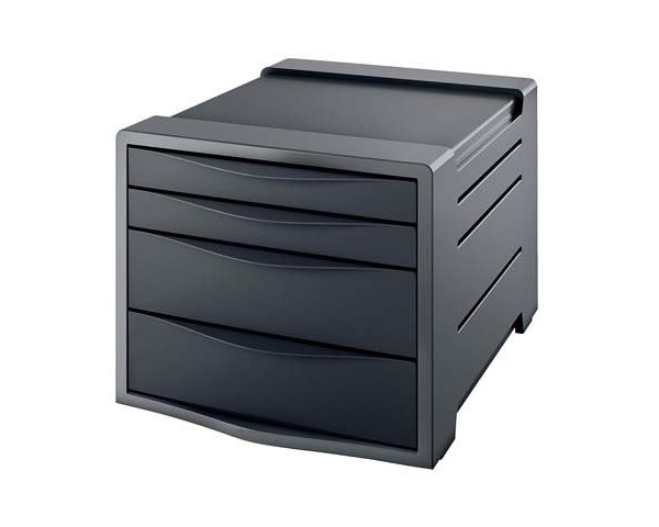 BOITE DE CLASSEMENT 4 TIRROIRS 28453 GRIS