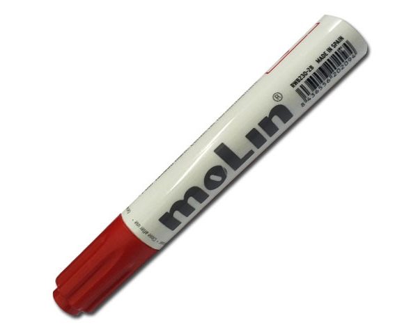 MARQUEUR EFFACABLE TABLEAU ROUGE RWB-230-12-2B