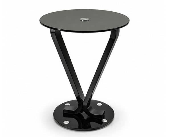 TABLE DE COIN REF 3015 48*48*3 NOIRE/MARRON