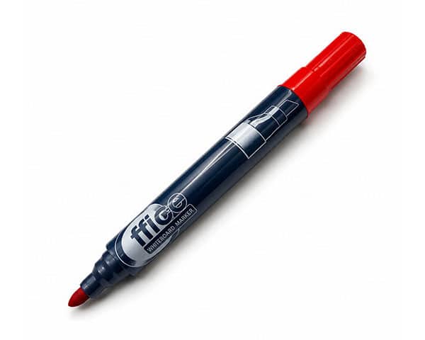 MARQUEUR PERMANENT BISEAUTE ROUGE FO52113