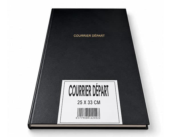 REGISTRE COURRIER DEPART 144P 25X33 316205
