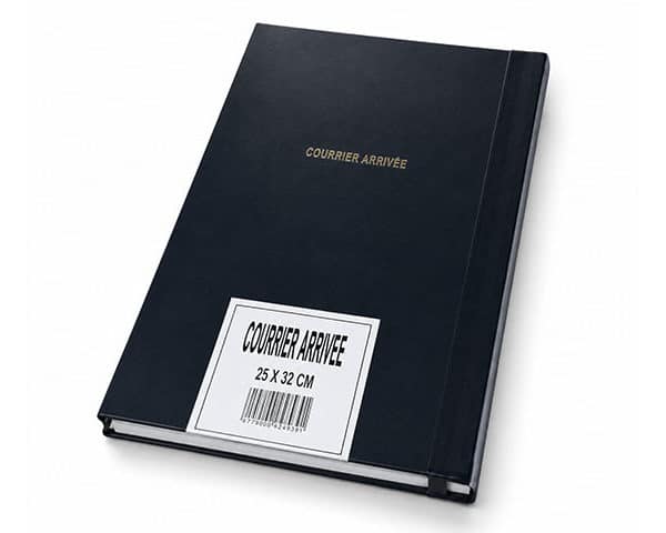 REGISTRE COURRIER ARRIVEE 144P 25X33 316200