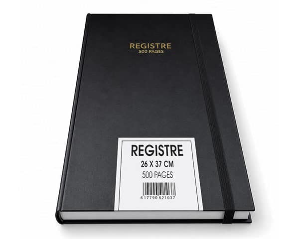 REGISTRE 500P POLY 26X37