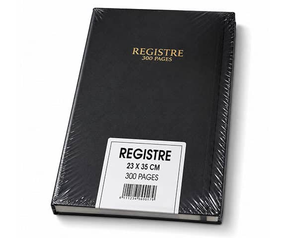 REGISTRE 300P POLY 23X35