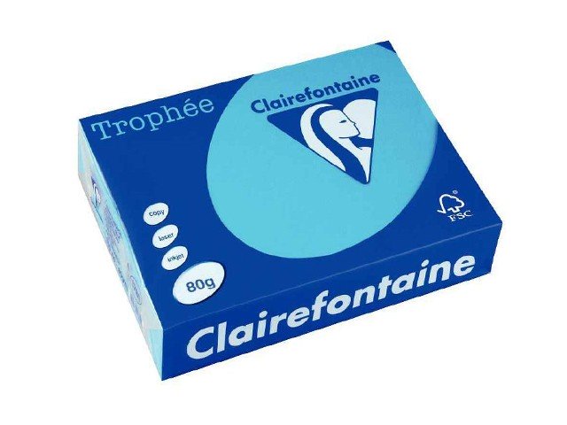 PAPIER A3 CLAIREFONTAINE COULEUR BLEU