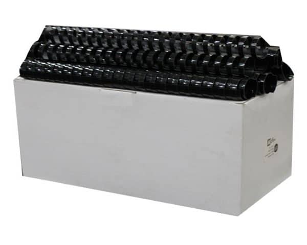 SPIRALE PLAST. 45MM BTE/50 NOIR BU-9131 capacité 410 feuilles