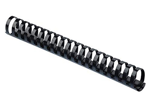 SPIRALE PLAST. 45MM unité NOIR BU-9131 capacité 410 feuilles
