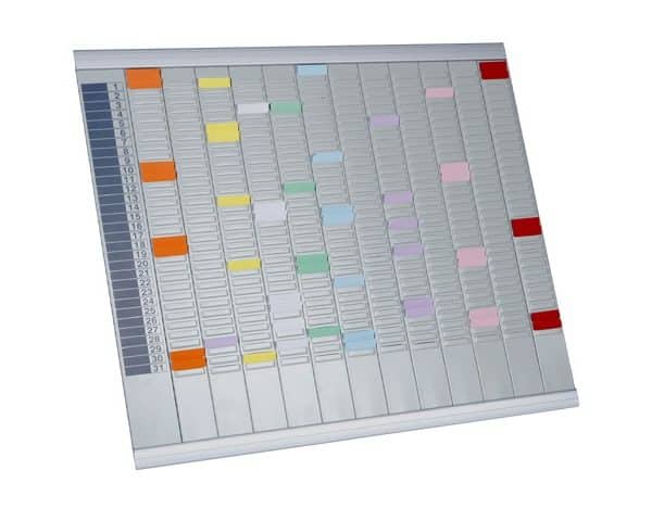 TABLEAU PLANNING 10 BANDES 54 FENTES réf 2901000