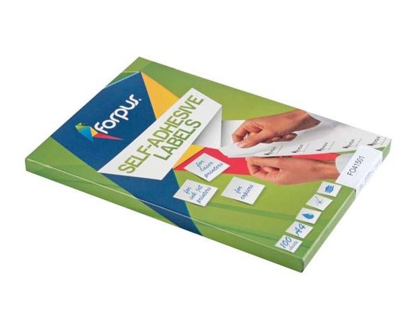 ETIQUETTE LASER BLANCHE A4 1X 4 105X148.5mm/FO41534
