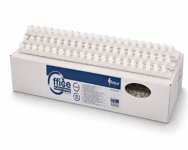 SPIRALE PLAST. 10MM BLANC FO95101 BTE 100 pcs