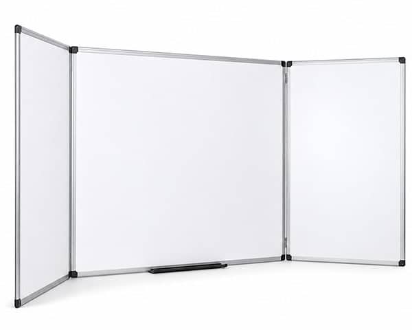 TABLEAU BLANC TRIPTYQUE 120x120x90 ( lageur 2m40 x hauteur 90)