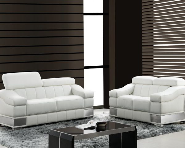 SALON CUIR 6 PLACES S-415 COULEUR A88 MARRON FONCE