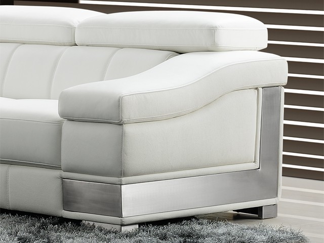 SALON CUIR 6 PLACES S-415 COULEUR A88 MARRON FONCE