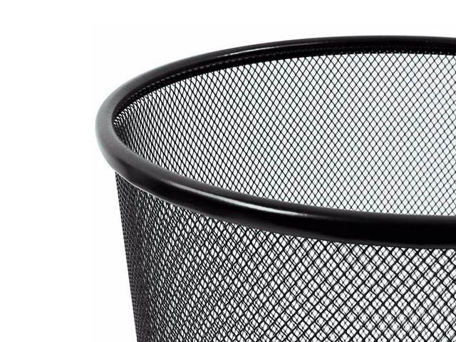 CORBEILLE POUBEL EN METAL GM HY65001 NOIR