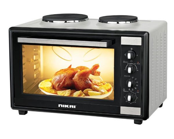 MINI FOUR ELECTRIQUE 45L 2 FEUX NIKAI NT4520RHT GRIS/NOIR