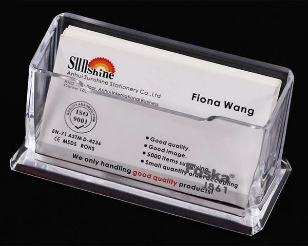 SUPPORT CARTE DE VISITE DE TABLE J861